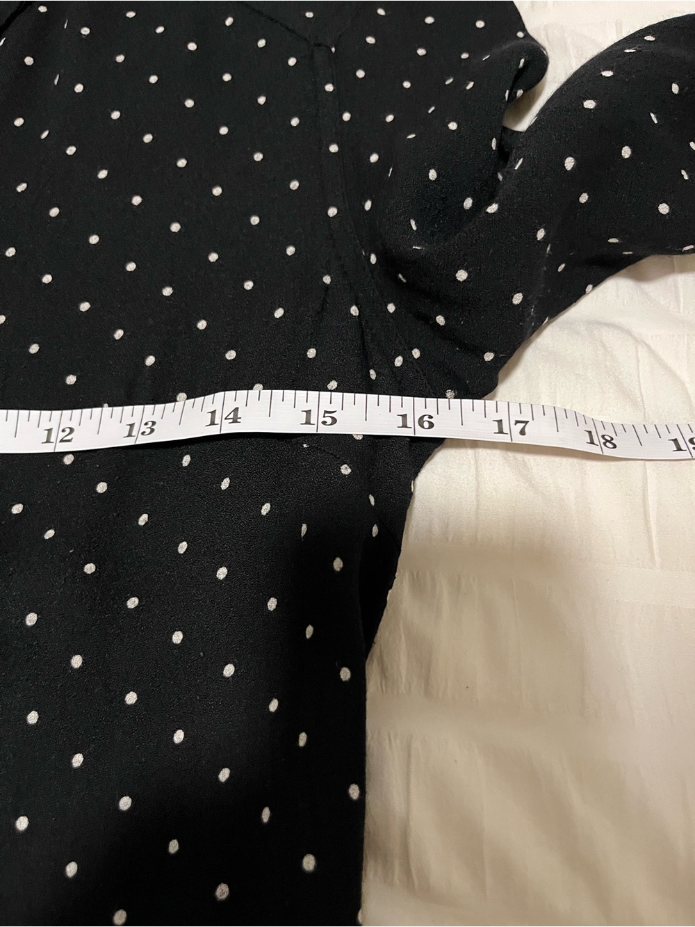 Free People This Town Shirt Dress in a black and white polka dot pattern. - Picture 4 of 5